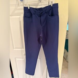 Panama Jack-Men's Performance Pant, Blue, Size 34X32 EUC